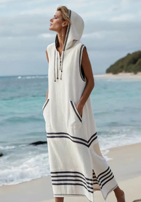Kaftan "Nomade" à Capuche