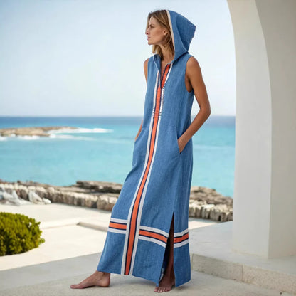 Kaftan "Nomade" à Capuche