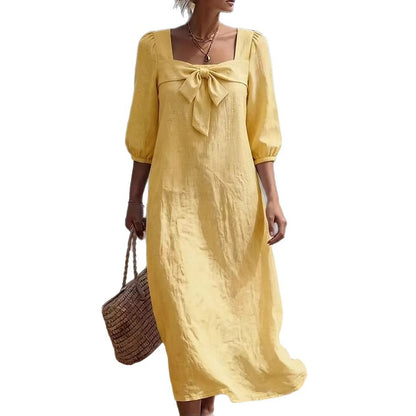 Robe "Olivia" à Nœud Frontal