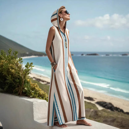 Kaftan "Nomade" à Capuche