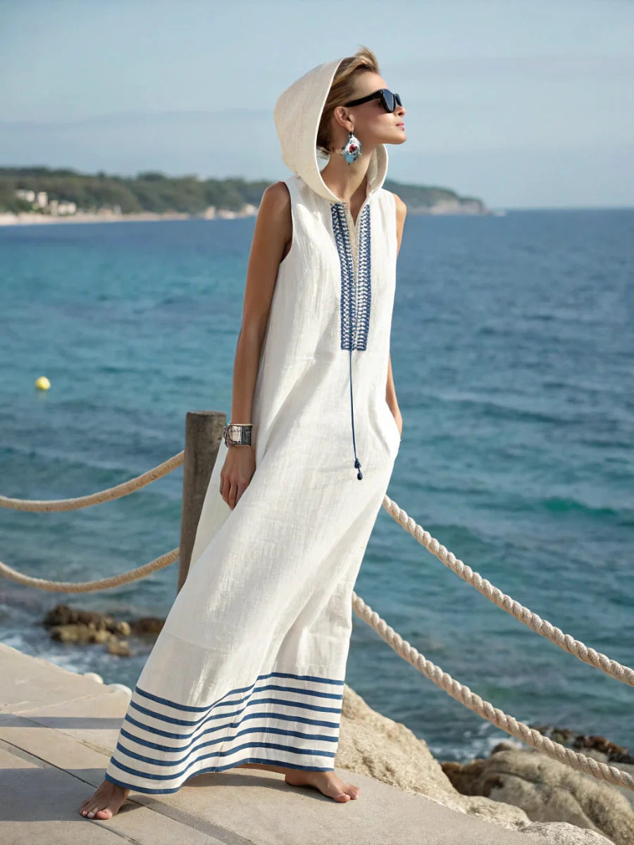 Kaftan "Nomade" à Capuche