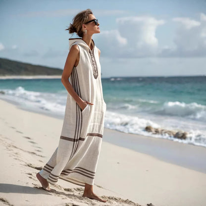 Kaftan "Nomade" à Capuche