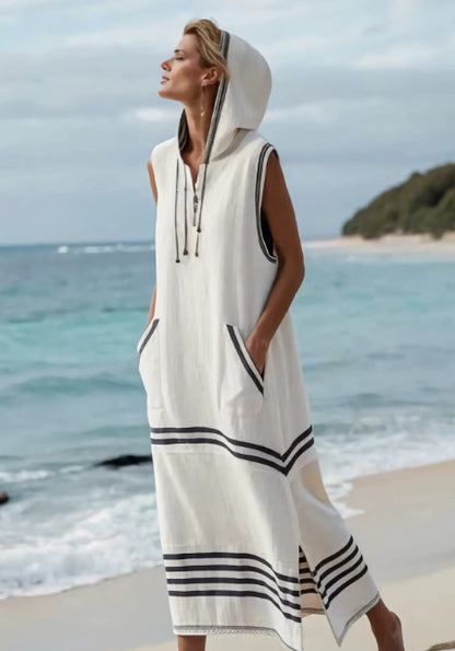 Kaftan "Nomade" à Capuche