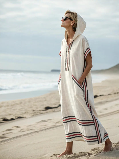Kaftan "Nomade" à Capuche