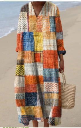 Robe "Mosaïque" Artistique