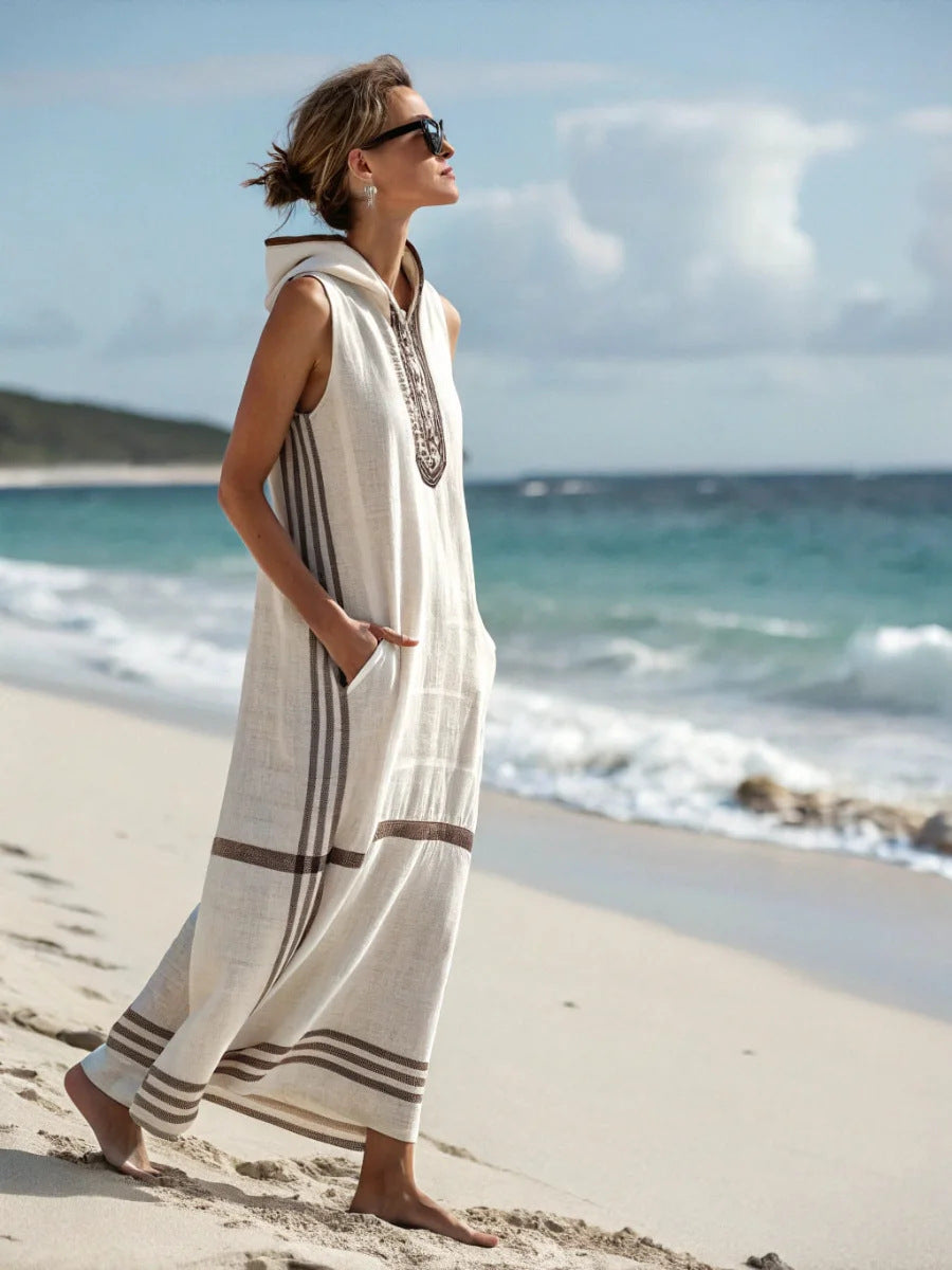 Kaftan "Nomade" à Capuche
