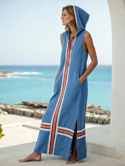 Kaftan "Nomade" à Capuche