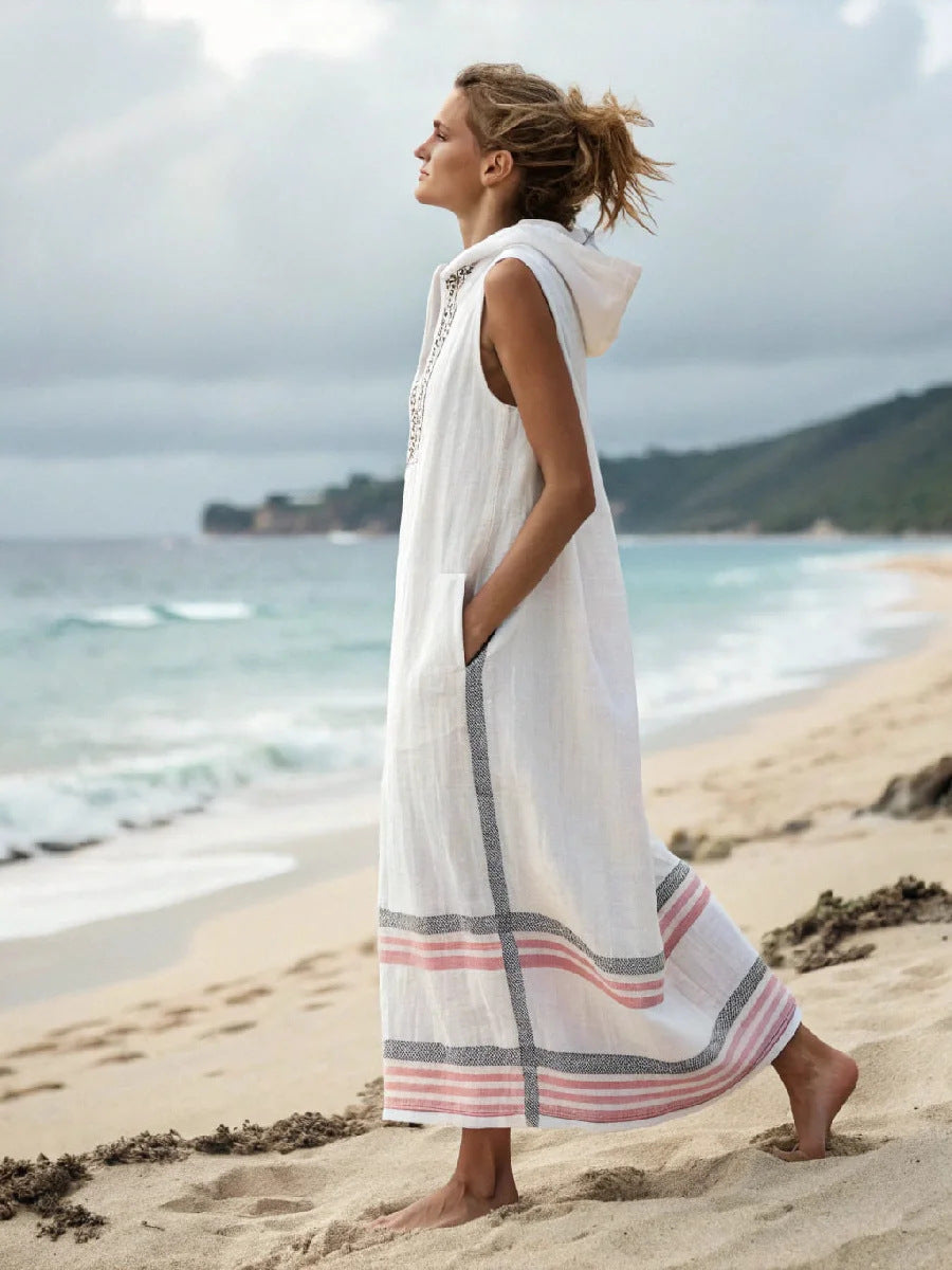 Kaftan "Nomade" à Capuche